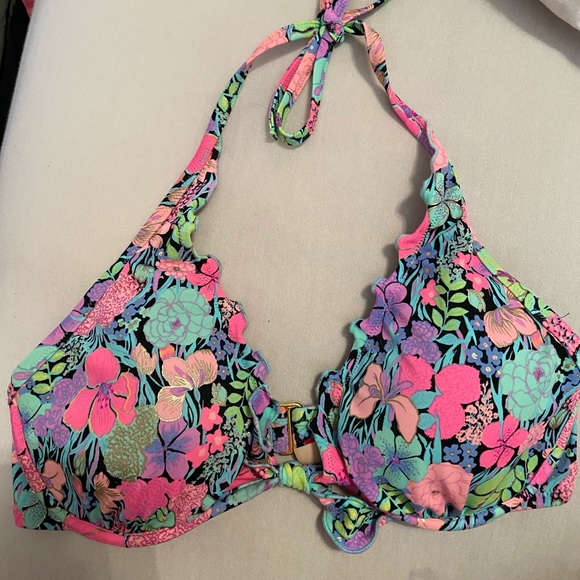 Victoria's Secret Other - Multi-Colored Floral Underwire Bikini Top